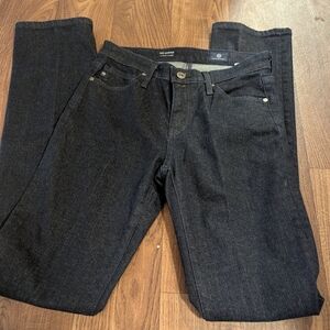 AG Adriano Goldschmied The Harper Essential Straight Blue Denim Stretch Jeans 25